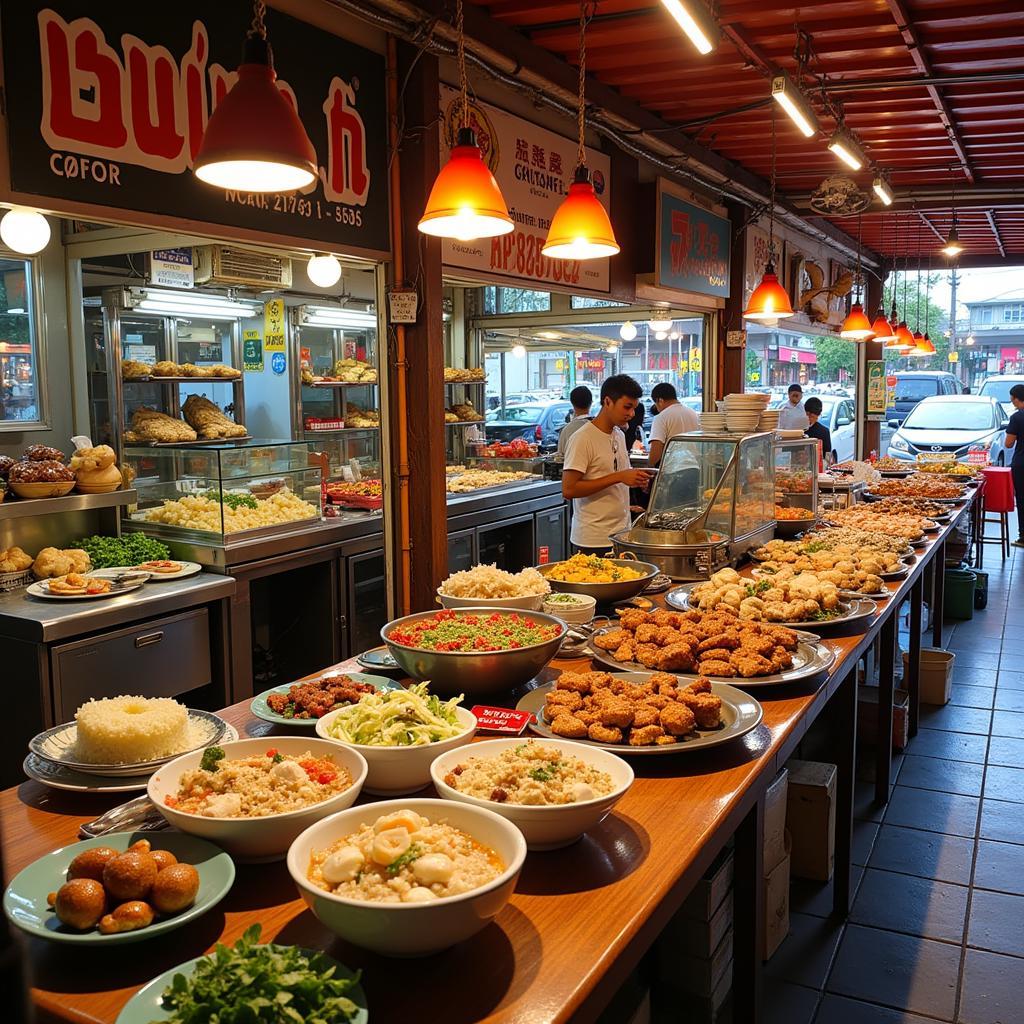 Da Lat Market Food Stalls