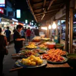 Da Nang Night Market with Diverse Street Food Options