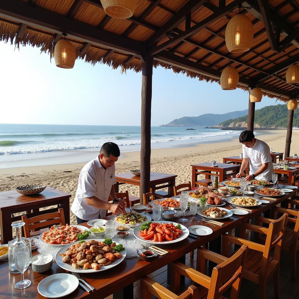 Seafood Restaurant by the Beach in Da Nang