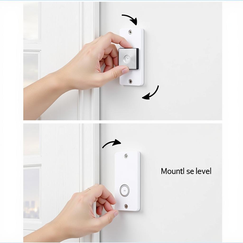 Mounting the Dahua Video Doorbell on the Wall