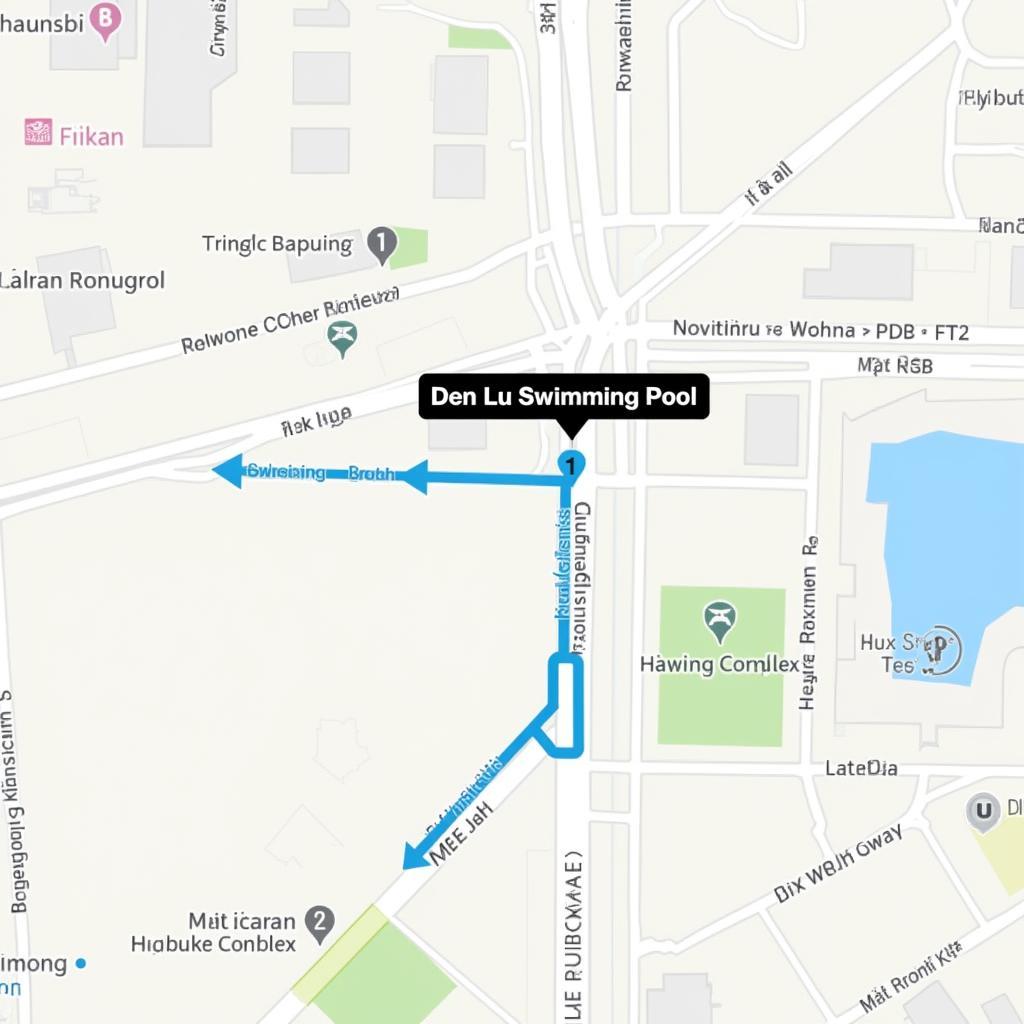 Directions to Den Lu Swimming Pool