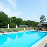 Overview of Den Lu Swimming Pool