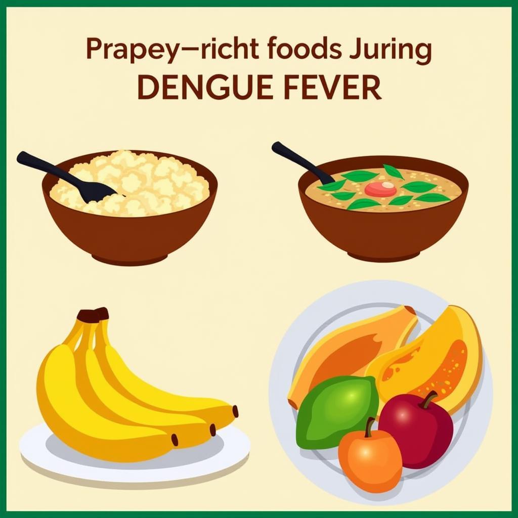 Energy boosting foods for dengue fever recovery