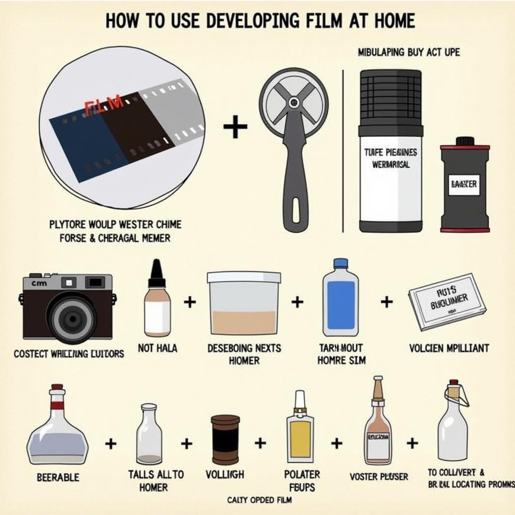 Step-by-step guide to developing film at home