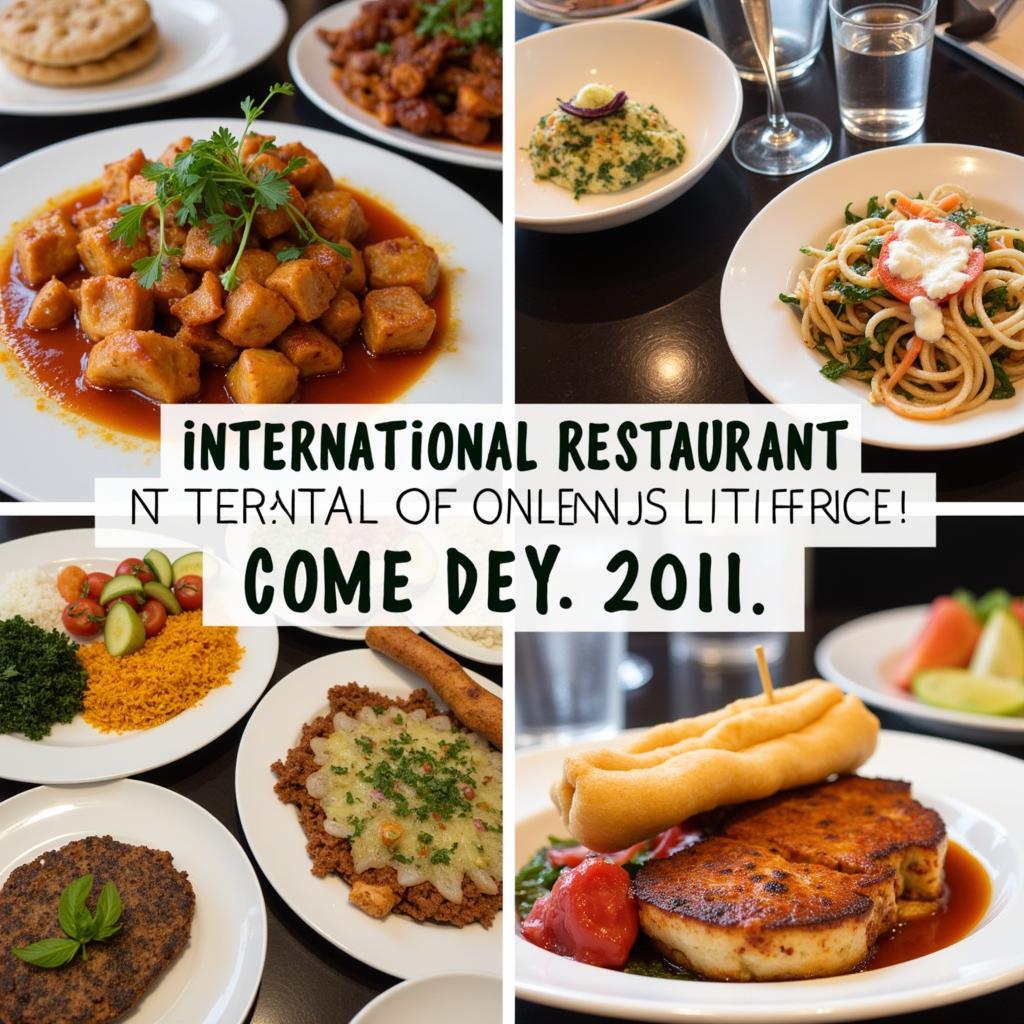 Diverse international restaurants in District 1