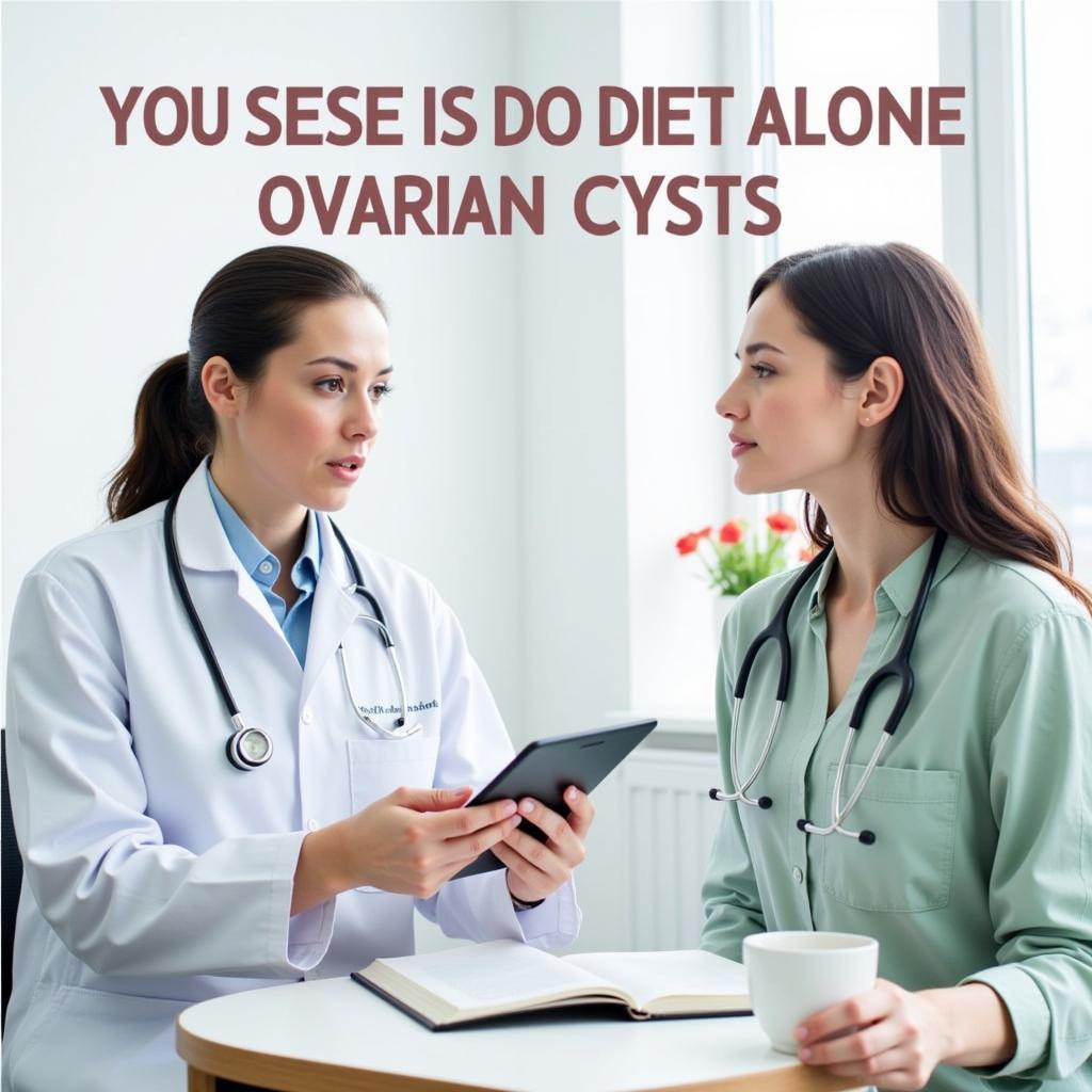 Doctor Consulting Patient about Ovarian Cyst