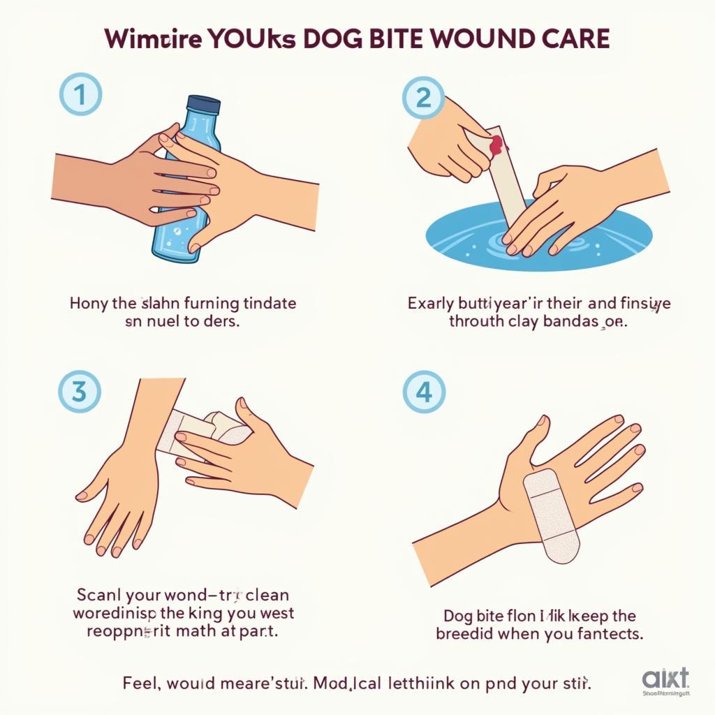 Dog bite wound care and first aid