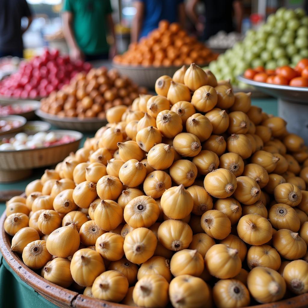 Water Chestnuts at Dong Xuan Market