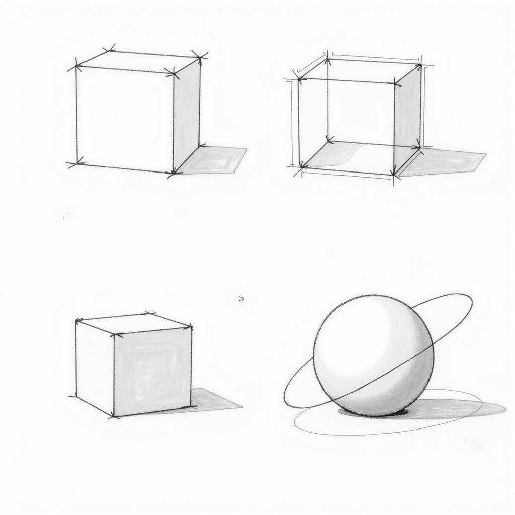 Drawing 3D Shapes: Cube and Sphere