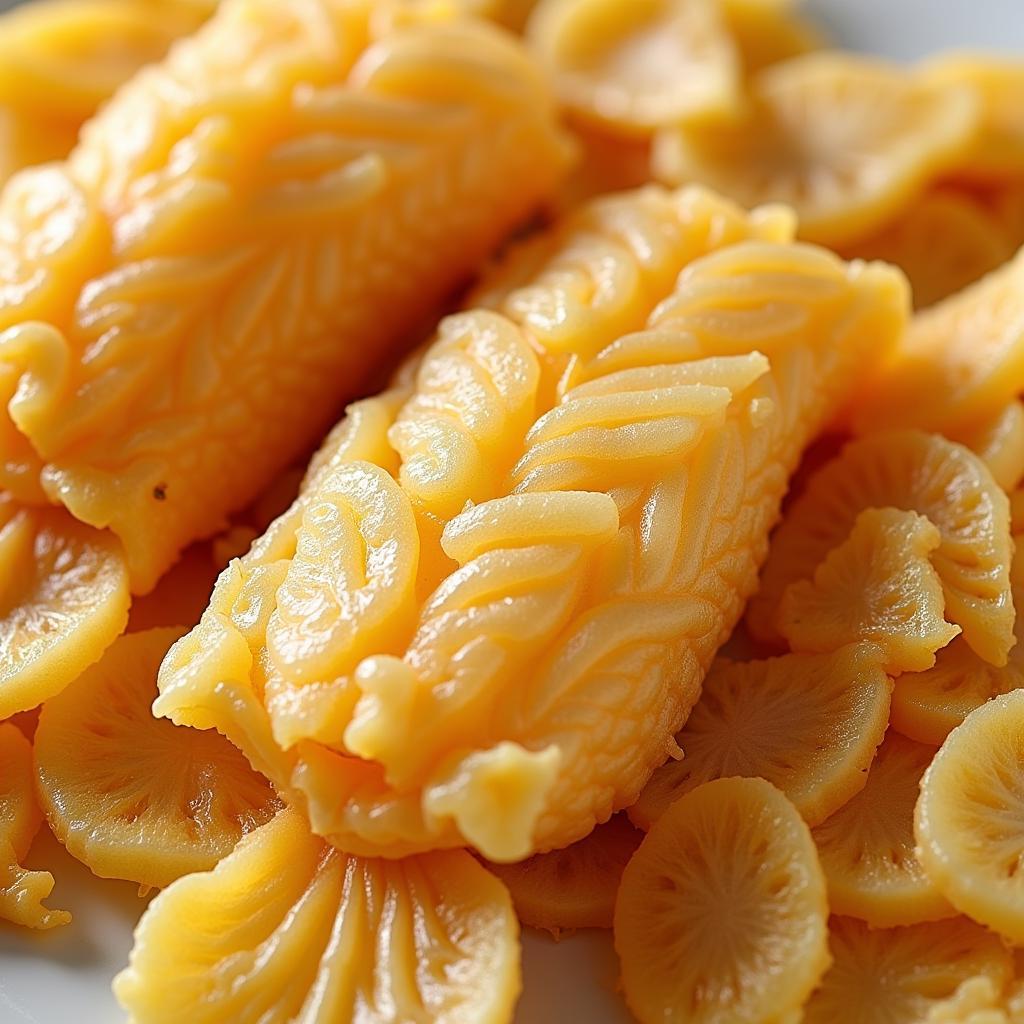 Close-up of Dried Pineapple Fish