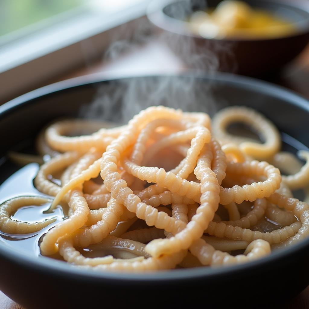 Preparing Dried Squid Tentacles for Vietnamese Dishes