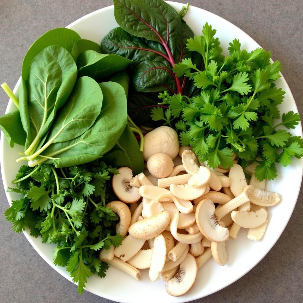 Duck Hot Pot Ingredients