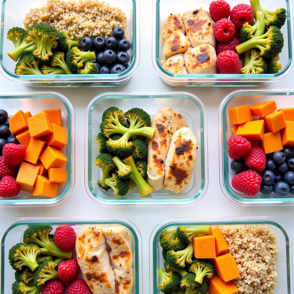 Eat Clean Meal Prep Example