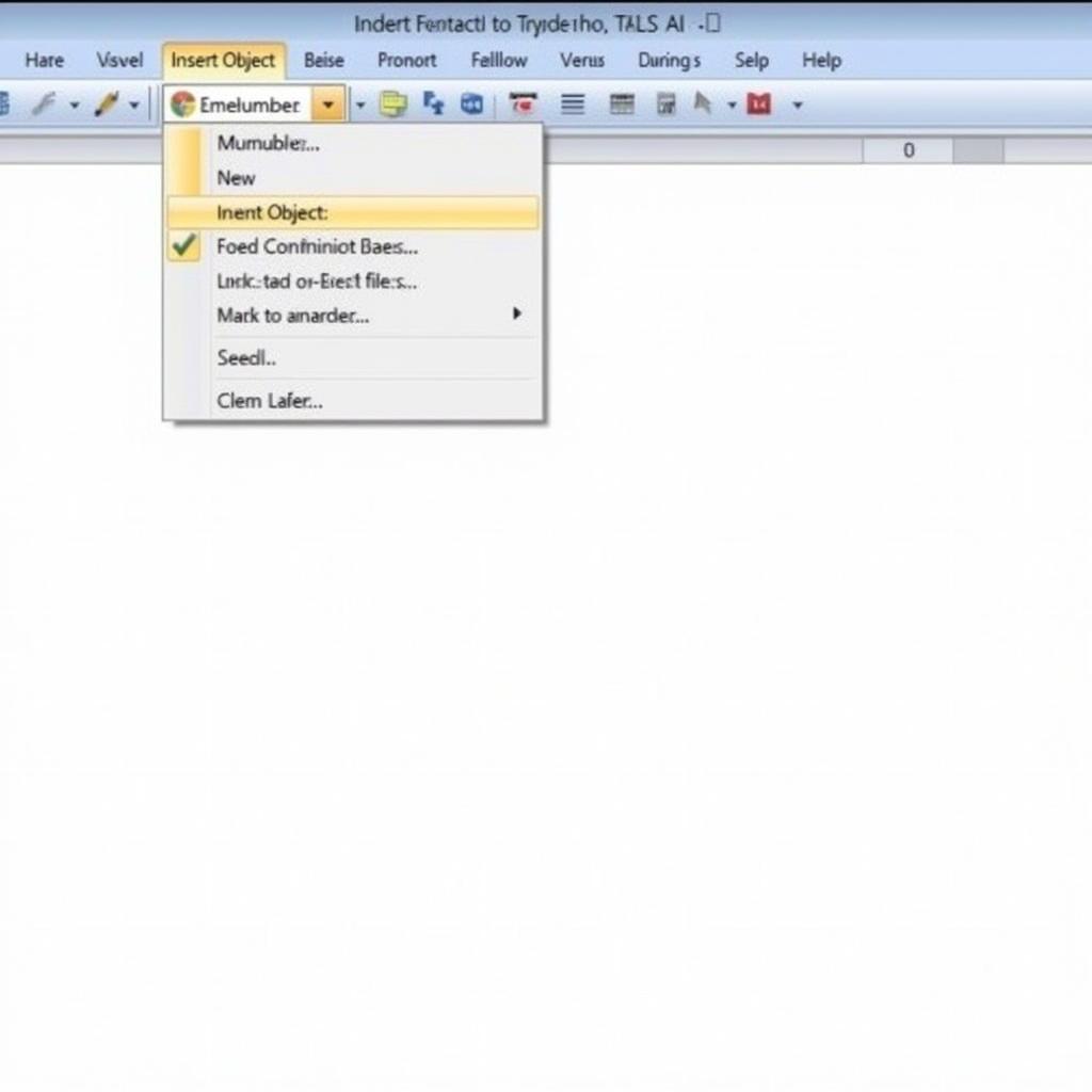 Embedding an Excel Object in Word