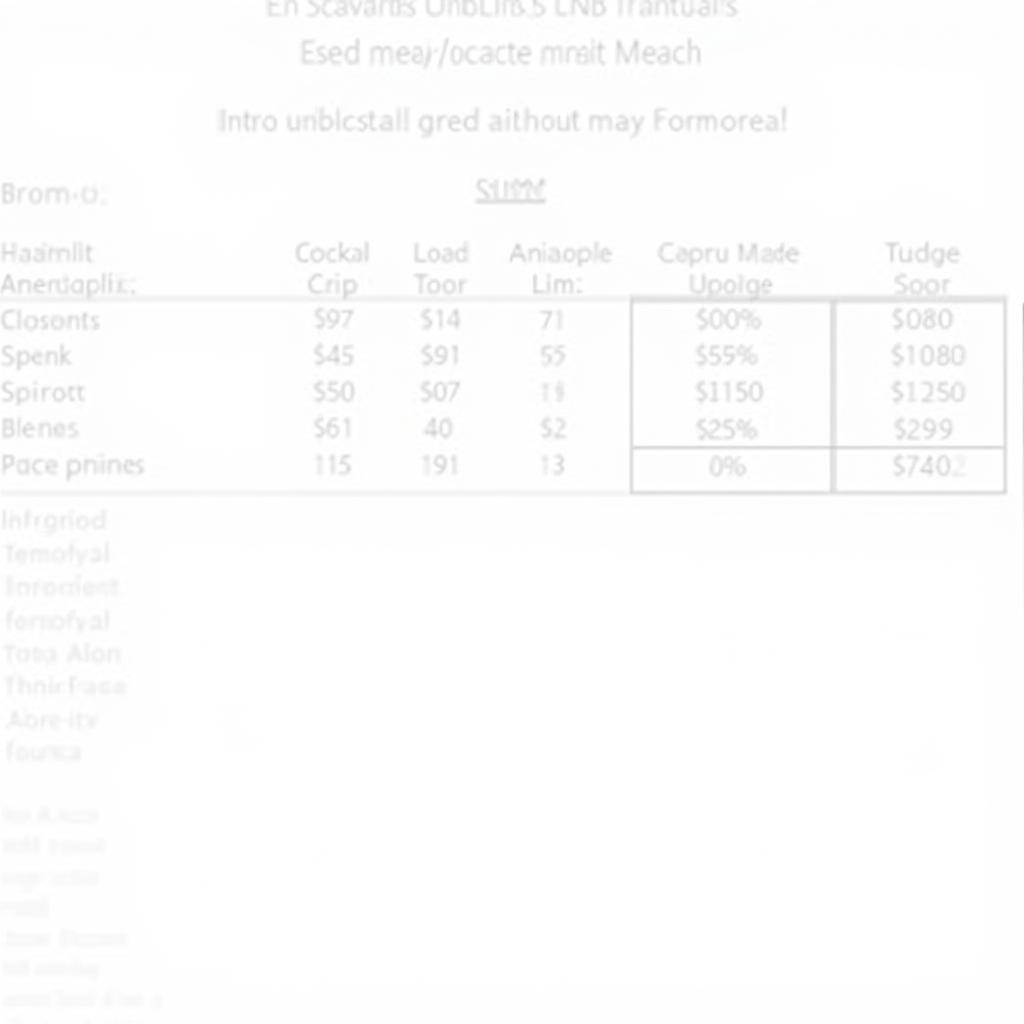 Excel Cost Calculation Formula