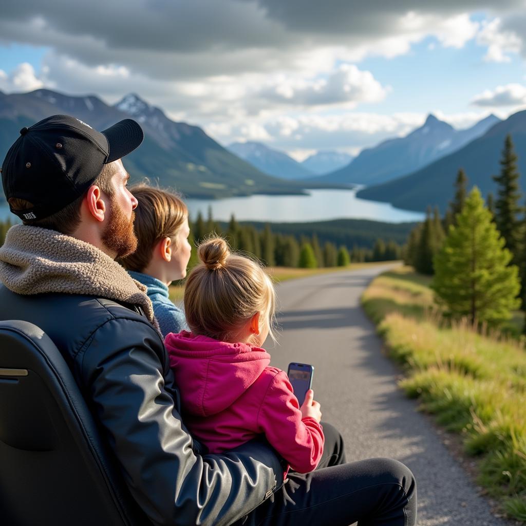 Family road trip in Canada