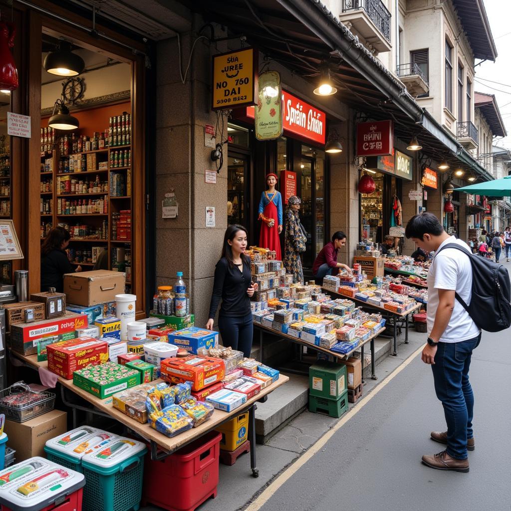 Searching for 3M PR100 in Hanoi's bustling markets