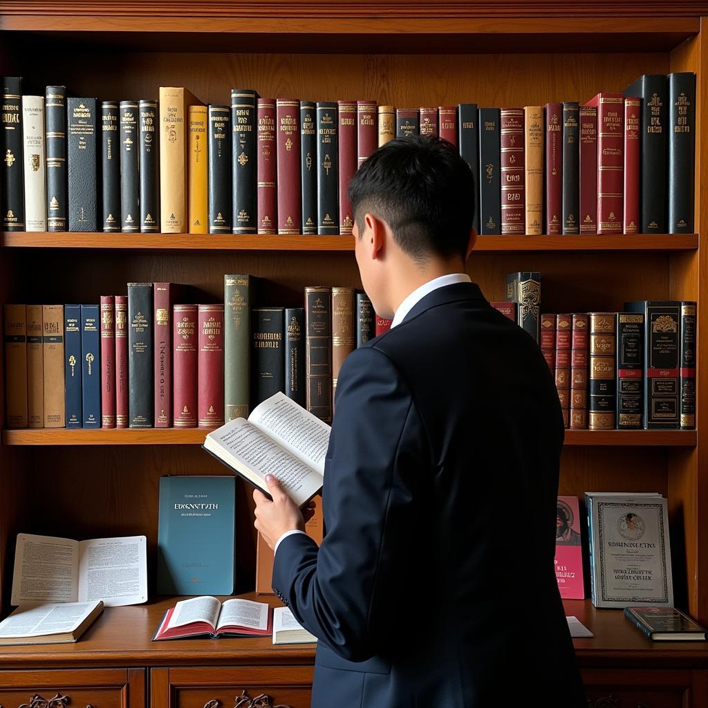 Finding a Bible in a Hanoi Church