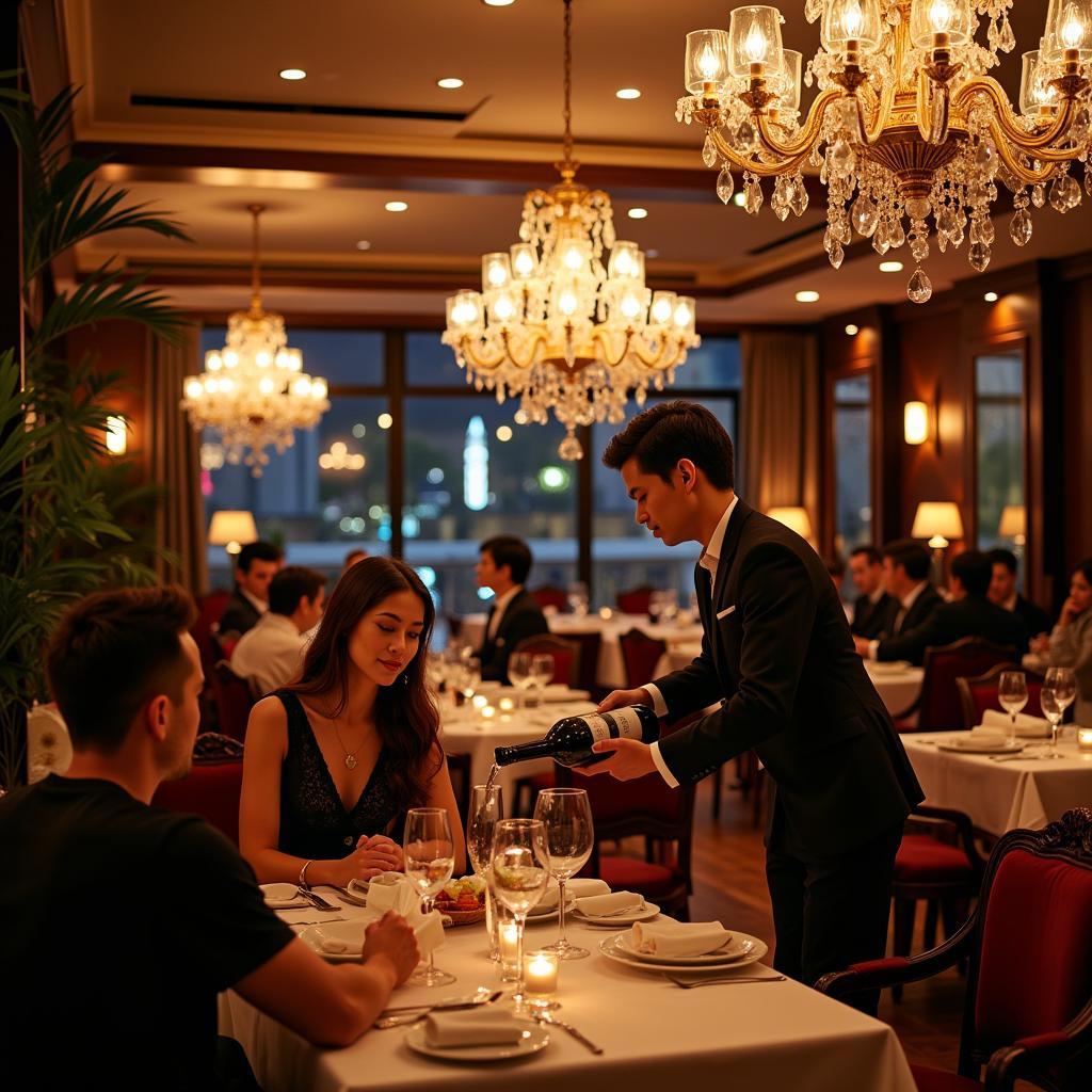 Fine dining restaurant in Hanoi for a romantic dinner