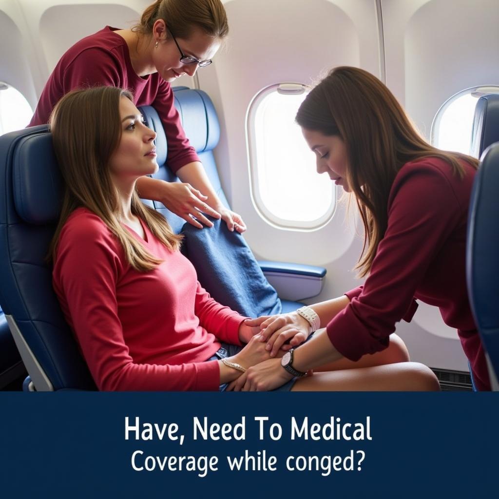 Medical emergency coverage during a flight