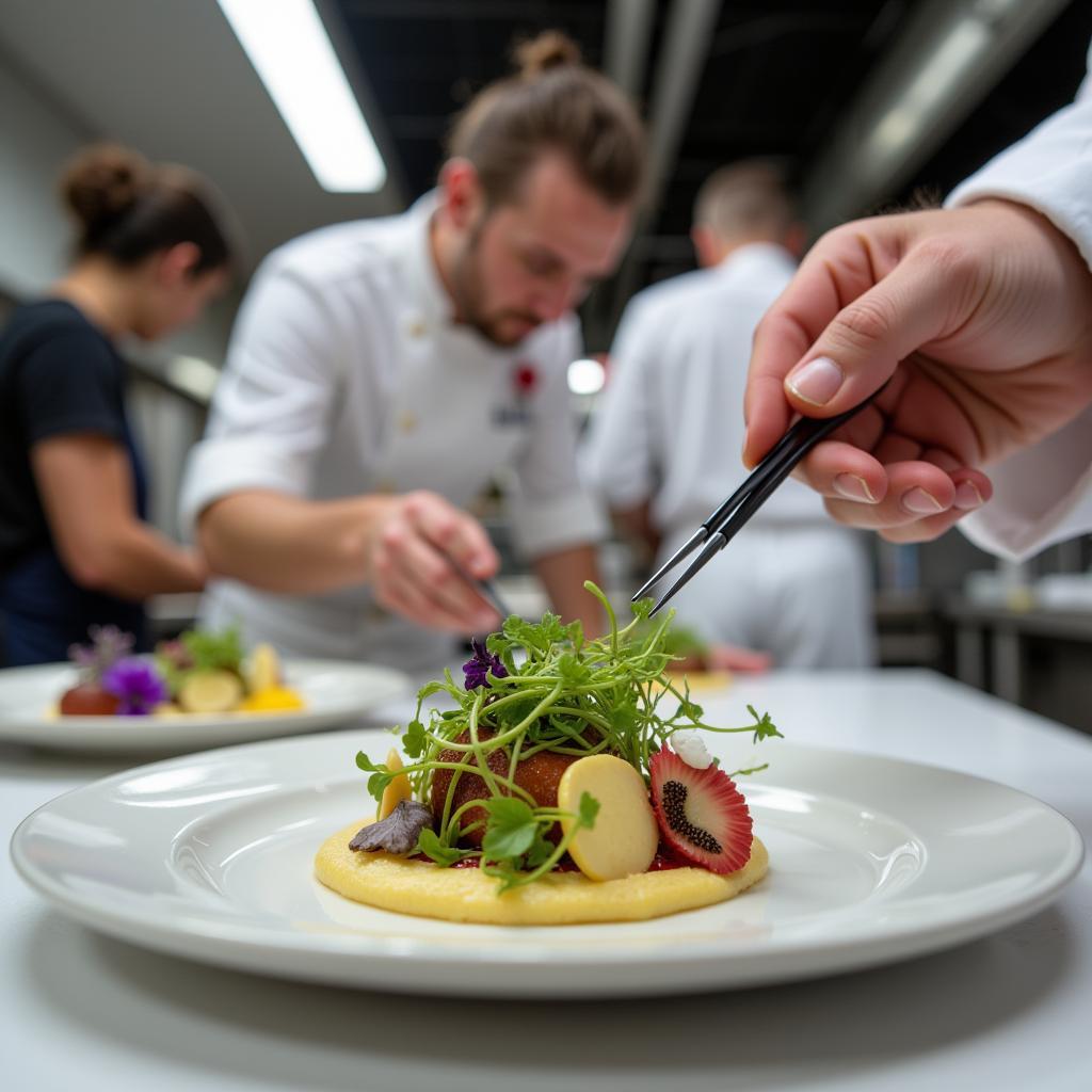 Food Plating Techniques for Competition