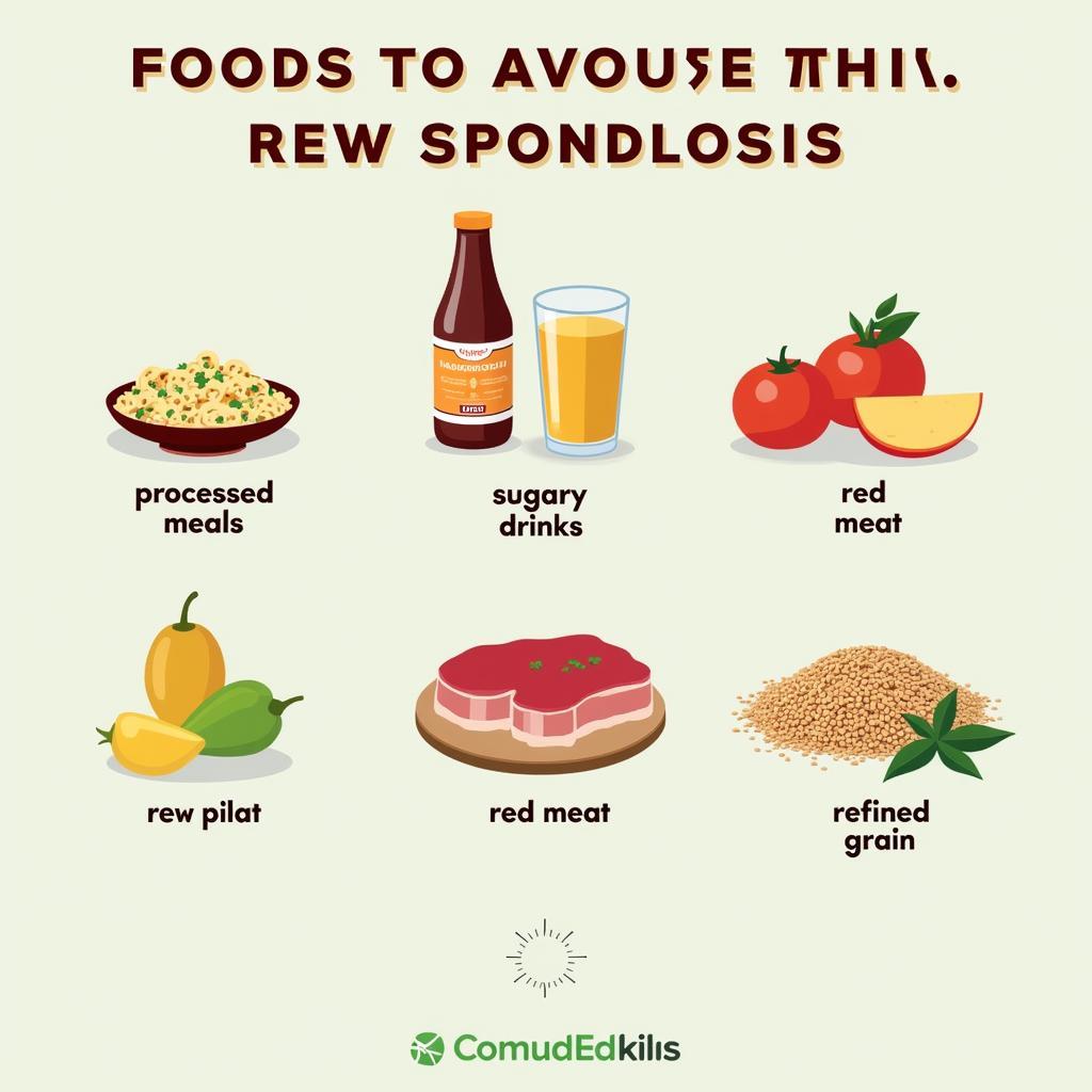 Foods that exacerbate cervical spondylosis symptoms