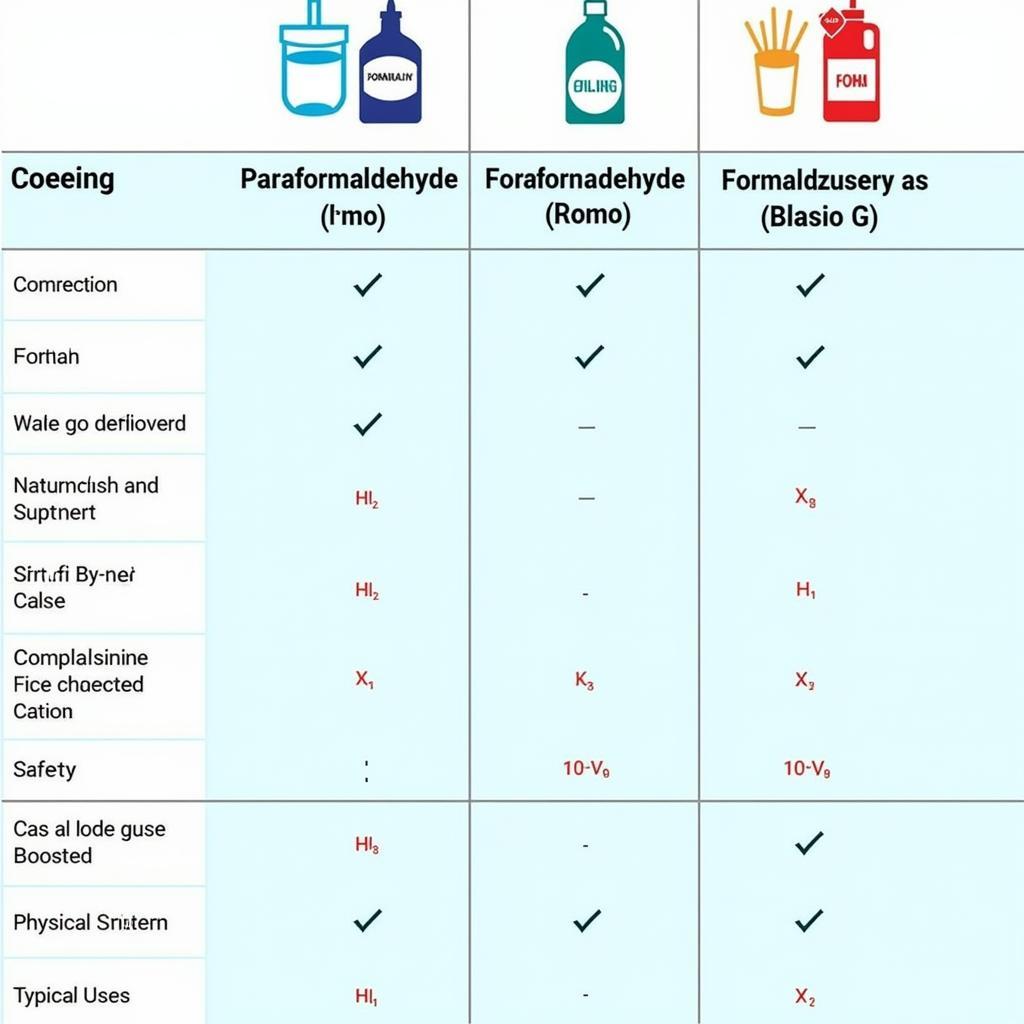 Comparing Different Forms of Formaldehyde