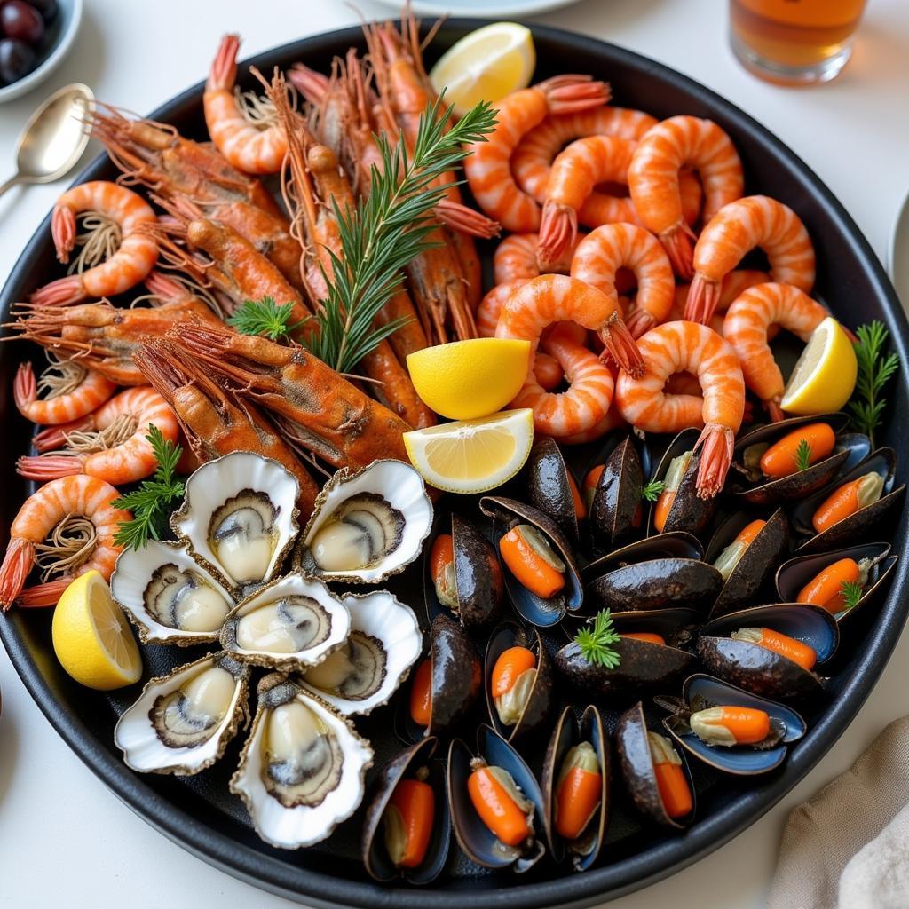 French Christmas Seafood Platter