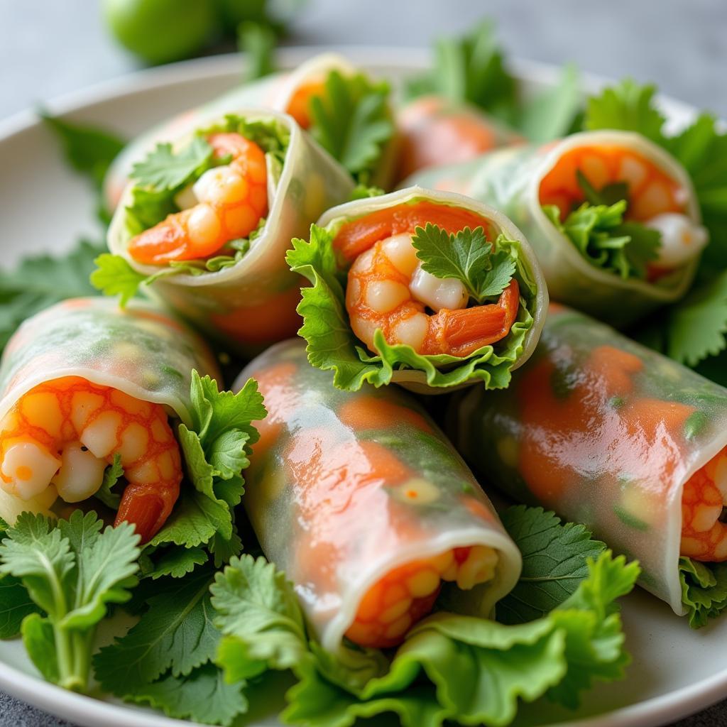 Fresh Spring Rolls for a Healthy Hanoi Diet