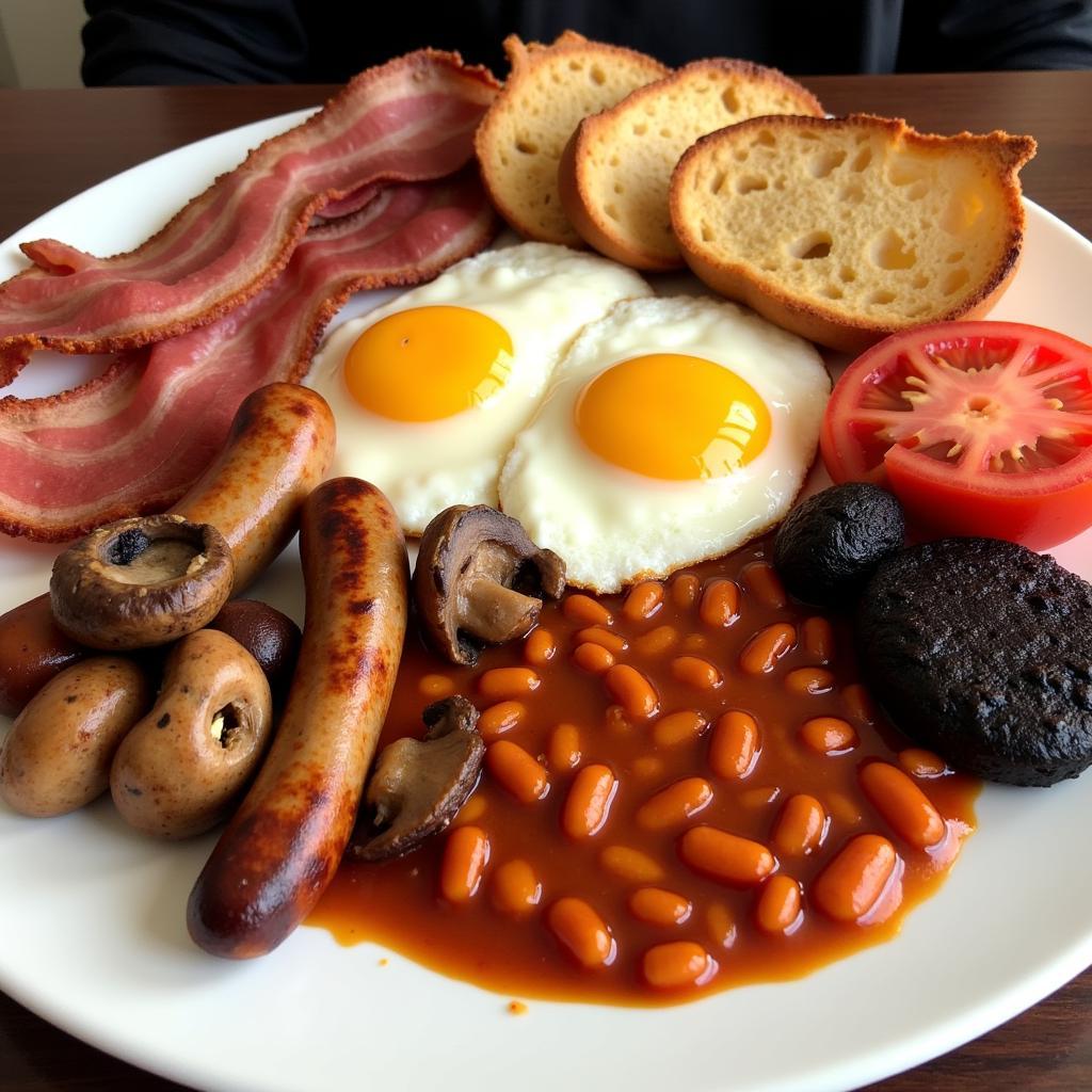 A Hearty Full English Breakfast