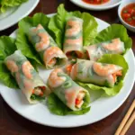 Fresh Spring Rolls with Lettuce and Herbs