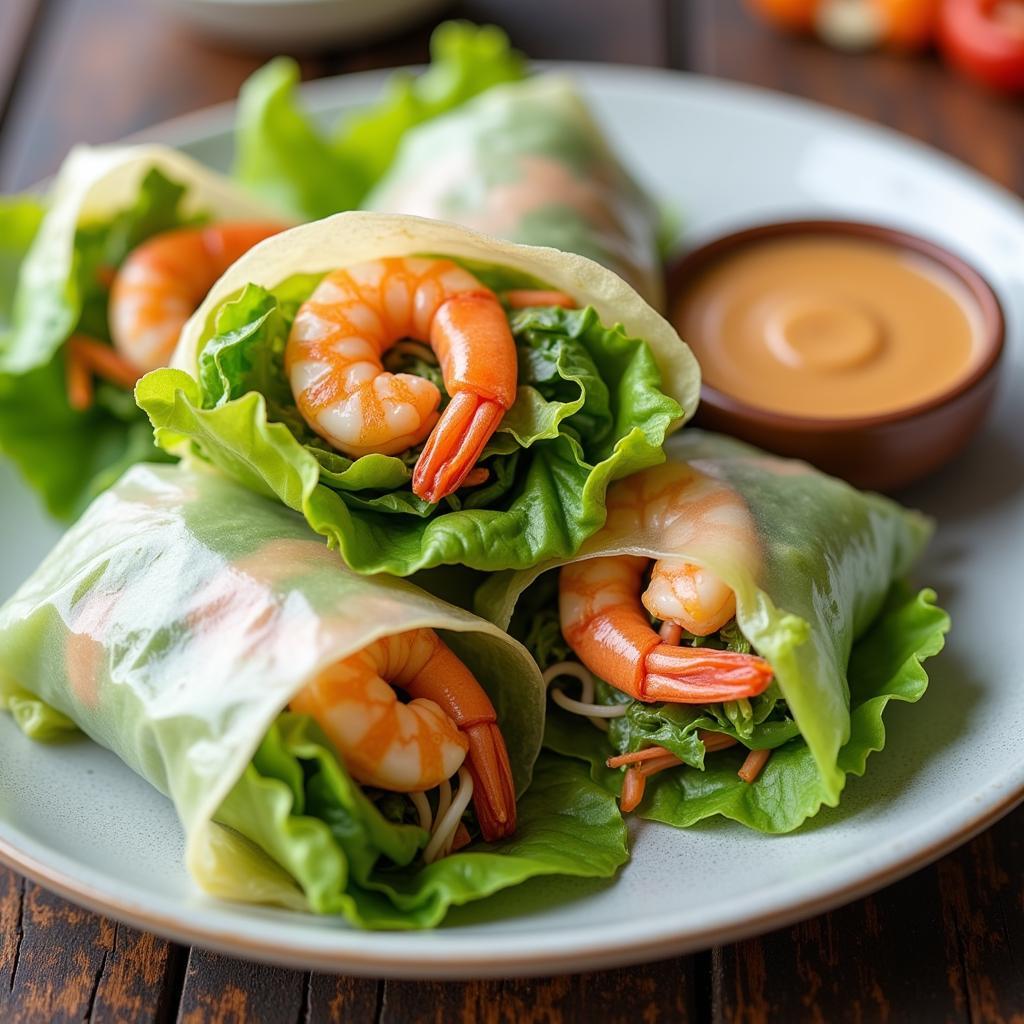 Fresh Gỏi cuốn (Vietnamese Spring Rolls)