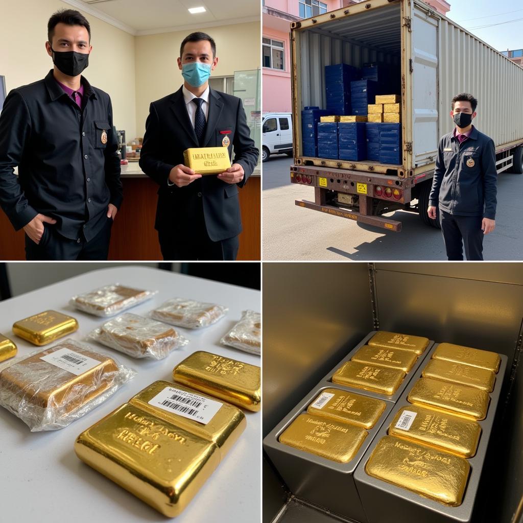 Gold Import Process in Hanoi