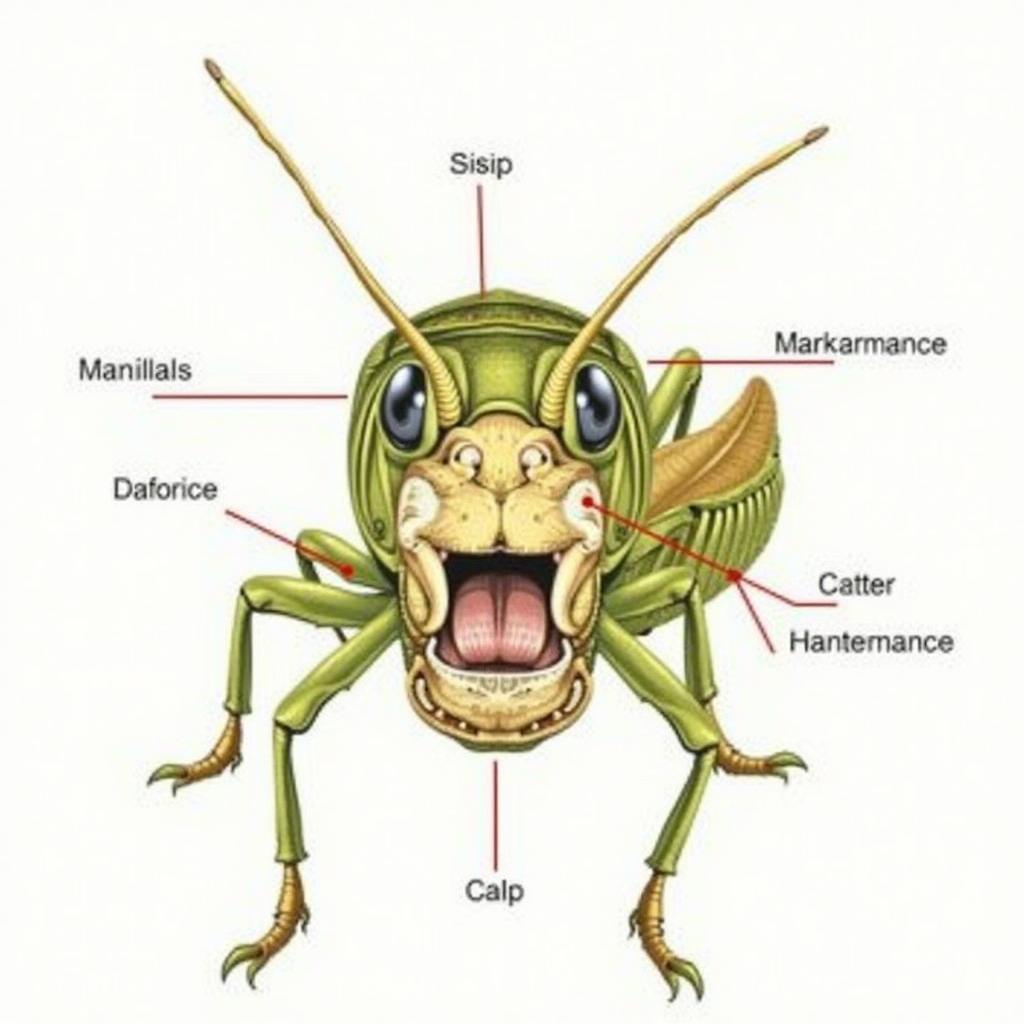 Grasshopper Mouthparts