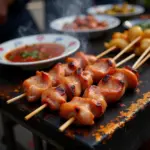 Grilled Pig Stomach in Hanoi Street Food