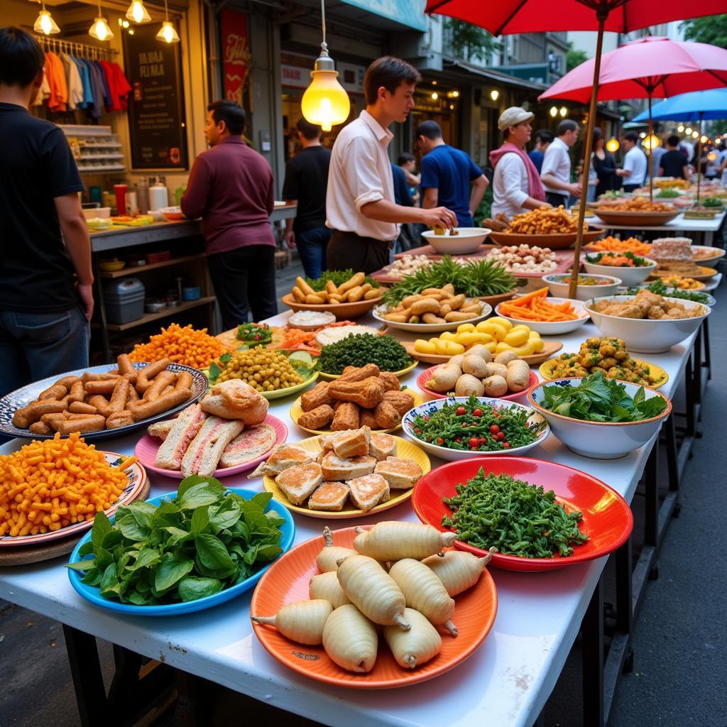 Ha Dong Market Street Food