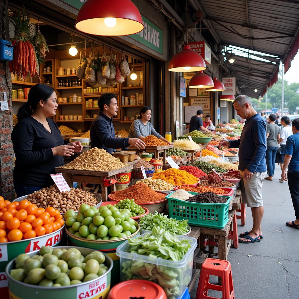 Ha Giang Market - Discover fresh produce and local delicacies.