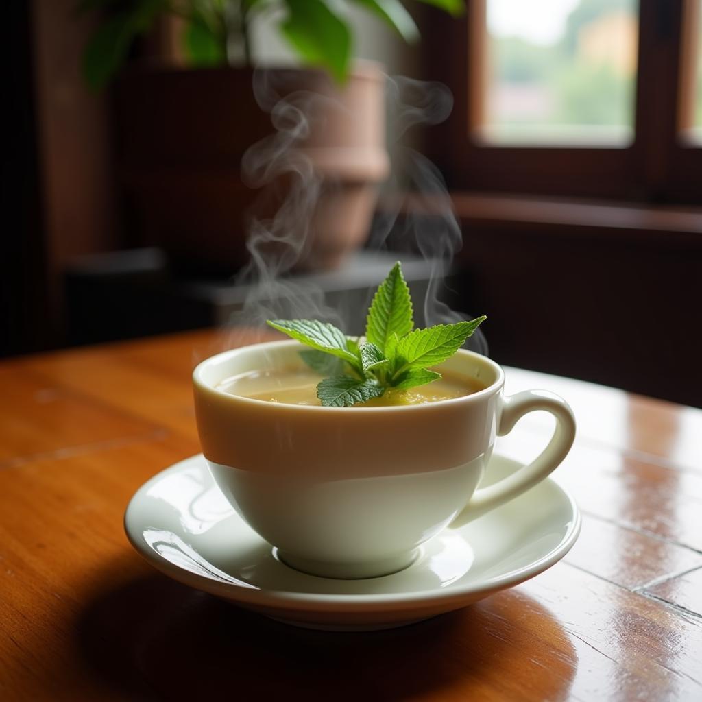 Artichoke tea for digestion in Hanoi