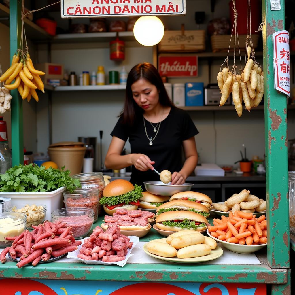 Hanoi Banh Mi Stall