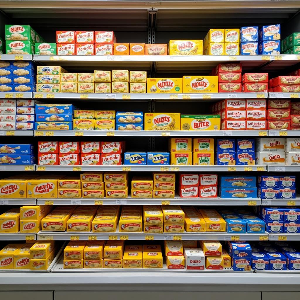 Butter Selection in Hanoi Supermarket