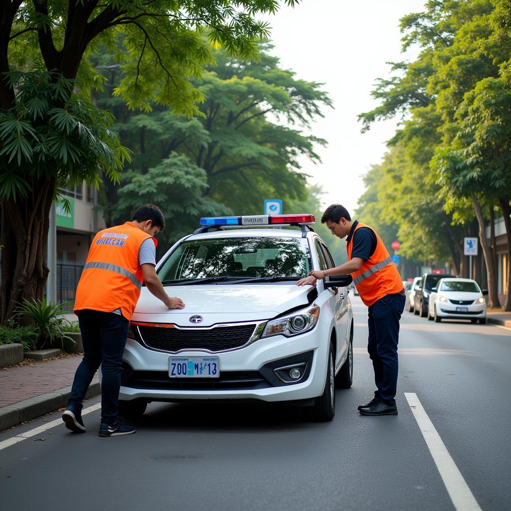 Car rental breakdown assistance in Hanoi