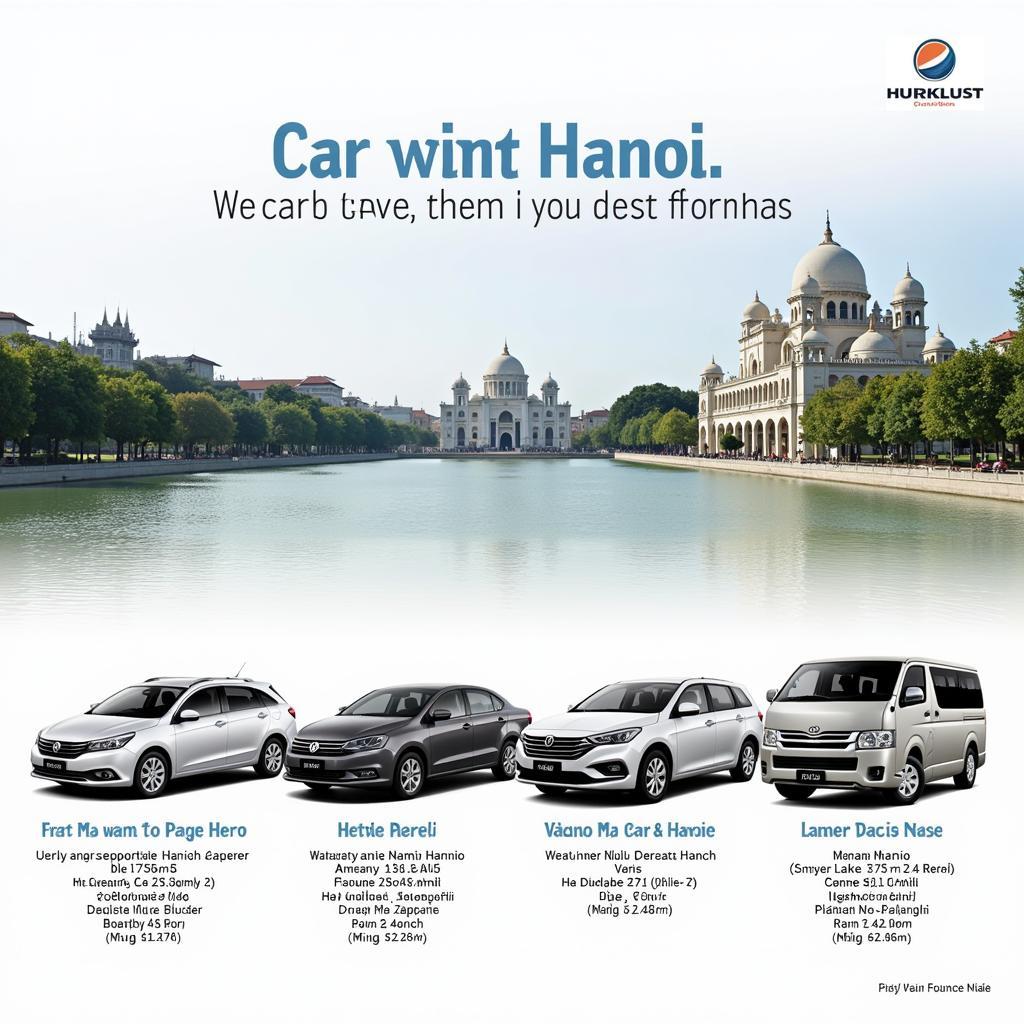 Hanoi Car Rental Options: A Variety of Vehicles for Your Needs