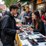 Bargaining for a Google Pixel in Hanoi's Electronics Market