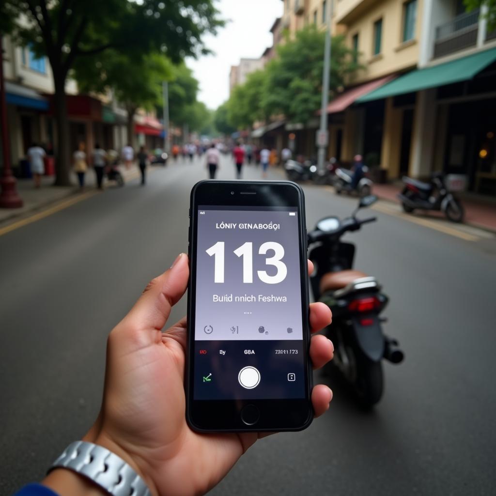 Contacting Hanoi emergency services after motorbike theft