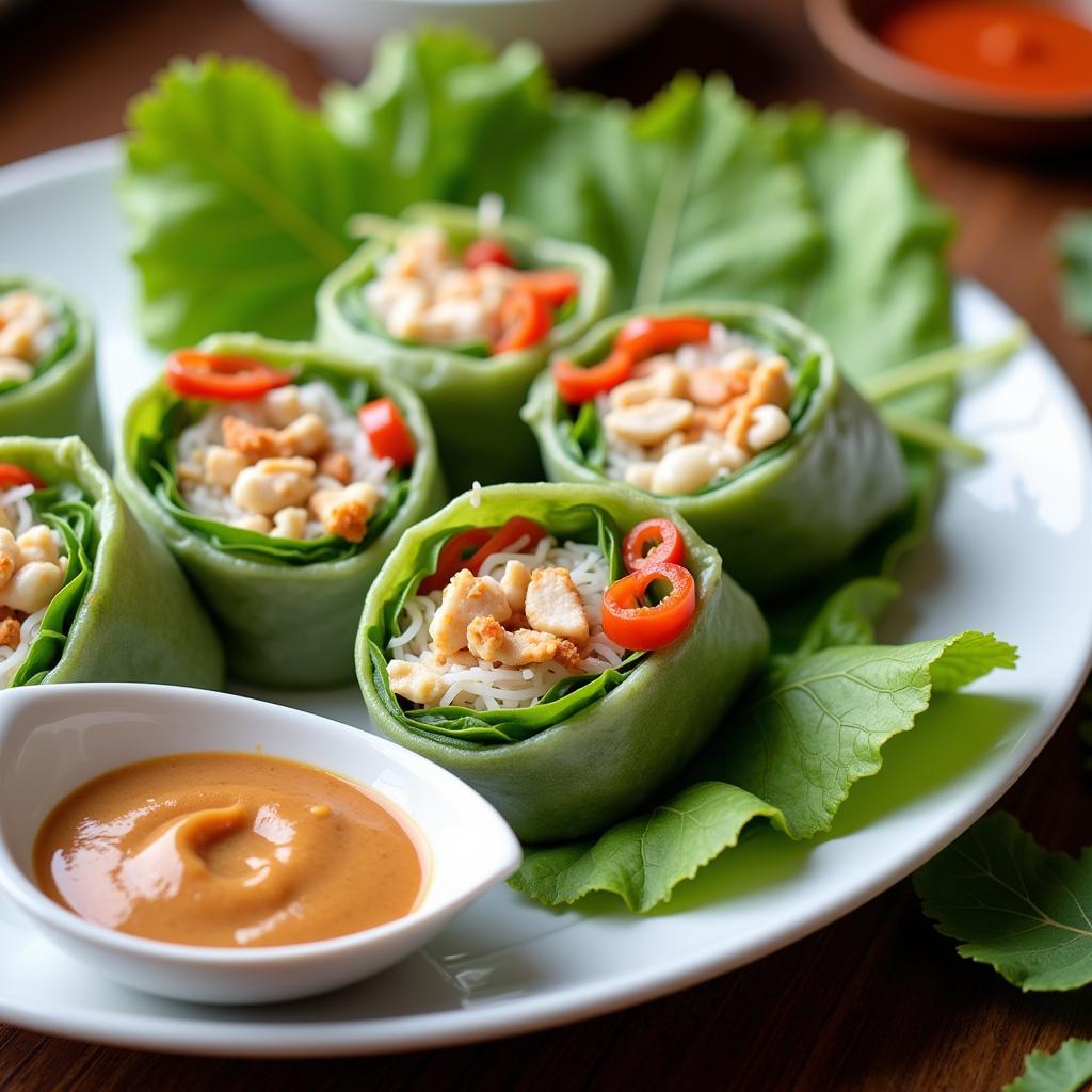 Fresh Spring Rolls with Field Crab in Hanoi