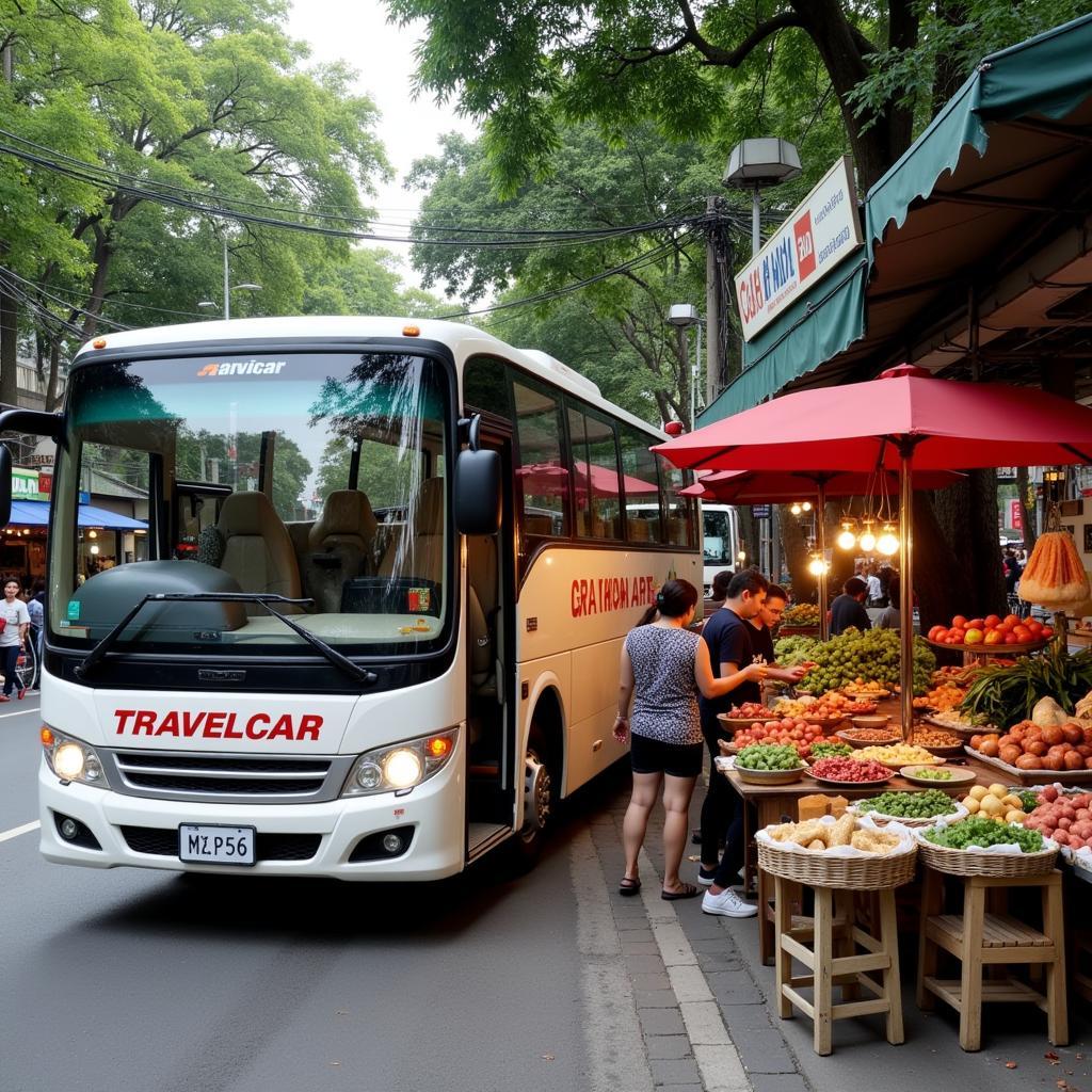 Exploring Hanoi food markets with Travelcar