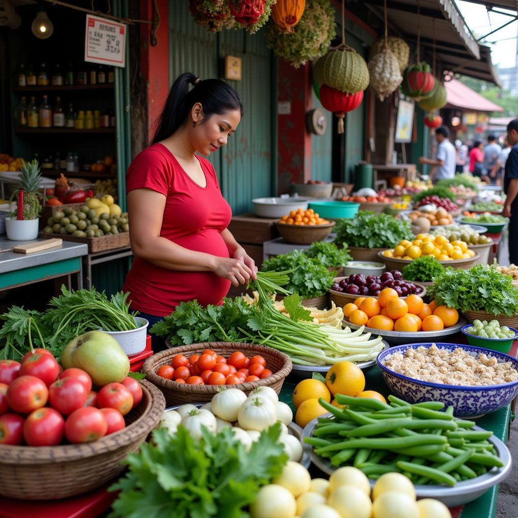 Fresh Produce at Hanoi Market