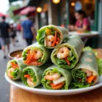 Fresh Spring Rolls in Hanoi