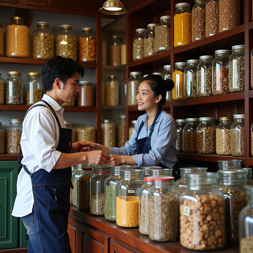 Hanoi Herbal Shop with Ba Kích