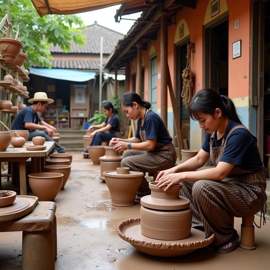 Bat Trang Ceramic Village: Artisans at Work